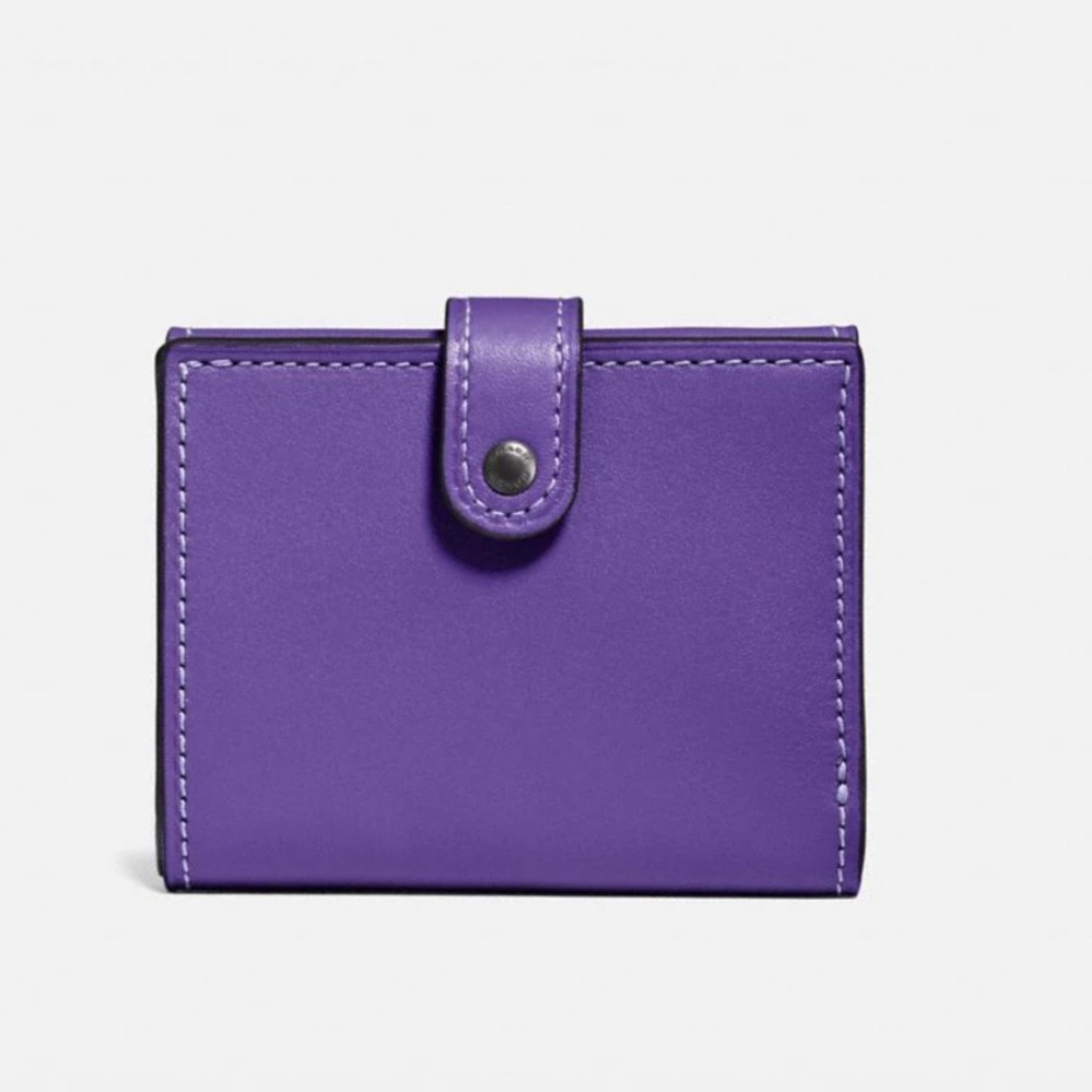 Coach 1941 Trifold Wallet in Purple